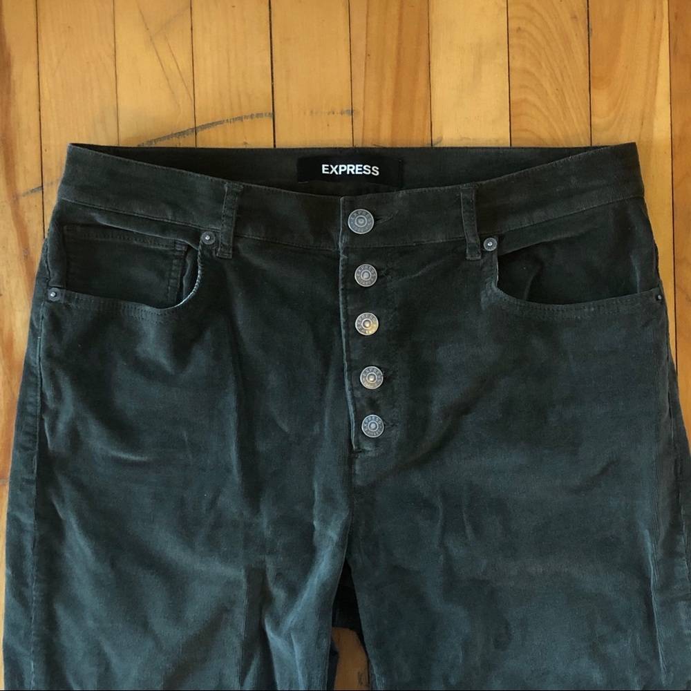 Express Straight Crop High Rise